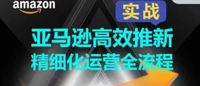 亚马逊高效推新精细化运营全流程，全方位、快速拉升产品排名和销量!-领学通