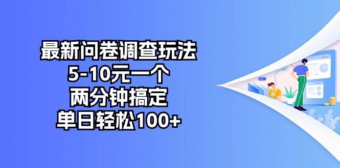 （10606期）最新问卷调查玩法，5-10元一个，两分钟搞定，单日轻松100+-领学通