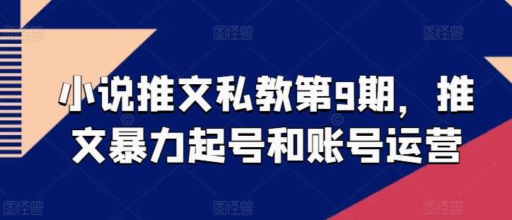 小说推文私教第9期，推文暴力起号和账号运营-领学通