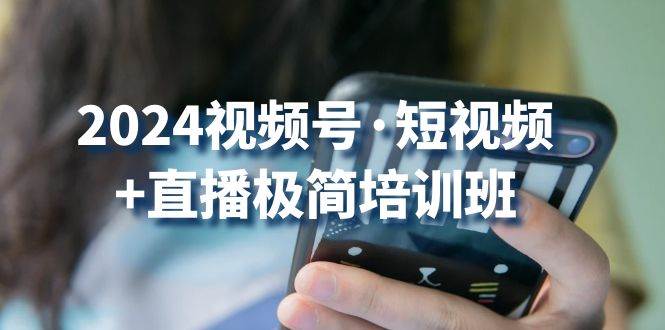 2024视频号短视频+直播极简培训班：抓住视频号风口，流量红利-领学通