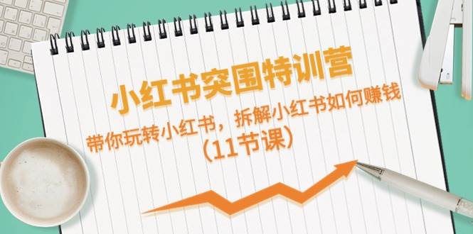 小红书突围特训营，拆解小红书如何赚钱，带你玩转小红书（11节课）-领学通
