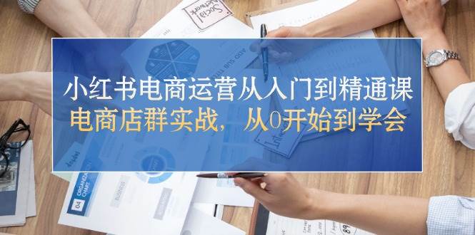 （10937期）小红书电商运营从入门到精通课，电商店群实战，从0开始到学会-领学通