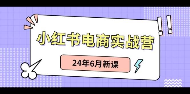 （10984期）小红书电商实战营：小红书笔记带货和无人直播，24年6月新课-领学通