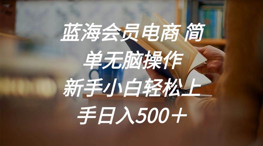 （11068期）蓝海会员电商 简单无脑操作 新手小白轻松上手日入500＋-领学通