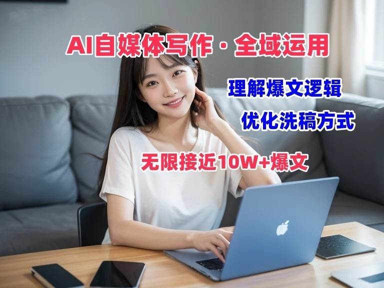 AI自媒体写作 → 价值变现，剖析爆文逻辑，无限接近10W+爆文体验课-领学通