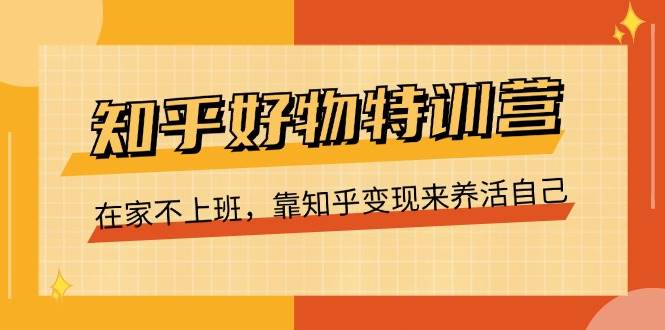 （11369期）知乎好物特训营，在家不上班，靠知乎变现来养活自己（16节）-领学通