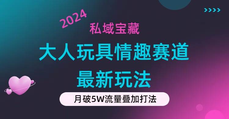 （11541期）私域宝藏：大人玩具情趣赛道合规新玩法，零投入，私域超高流量成单率高-领学通