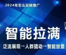 七层老徐·2024引力魔方人群智能拉满+无界推广高阶，自创全店动销玩法（更新6月）-领学通