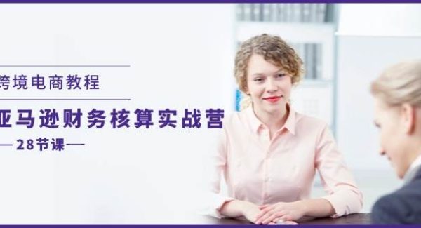 （11706期）跨境电商教程：亚马逊-财务核算实战营（28节课）-领学通