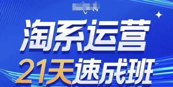 淘系运营21天速成班(更新24年7月)，0基础轻松搞定淘系运营，不做假把式-领学通