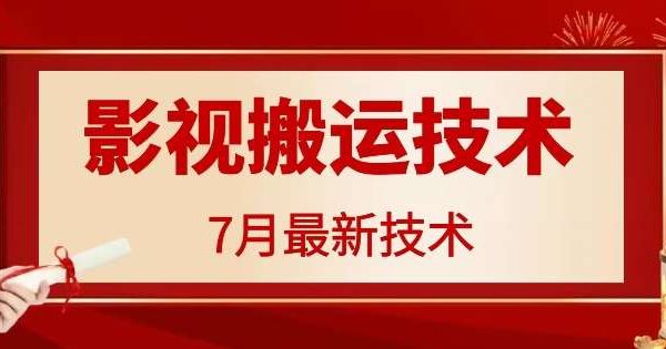 7月29日最新影视搬运技术，各种破百万播放-领学通