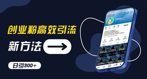 （11890期）创业粉高效引流，抖音工具号玩法，日引300+，不要成为学习高手，要成为…-领学通