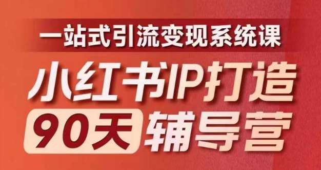 小红书IP打造90天辅导营(第十期)​内容全面升级，一站式引流变现系统课-领学通