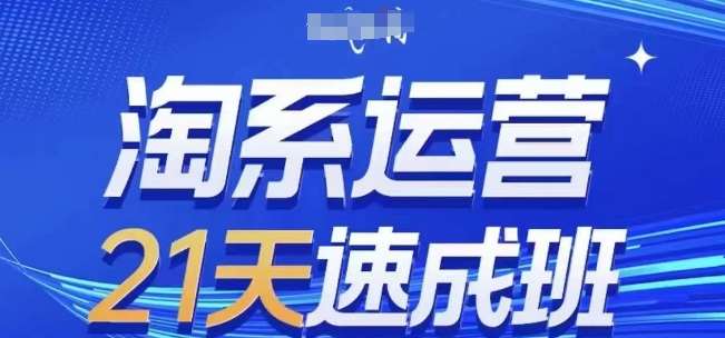 淘系运营21天速成班(更新24年8月)，0基础轻松搞定淘系运营，不做假把式-领学通