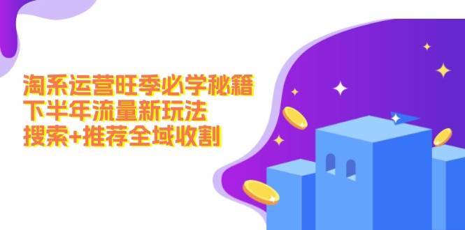 （12364期）淘系运营旺季必学秘籍：下半年流量新玩法：搜索+推荐全域收割（无水印）-领学通