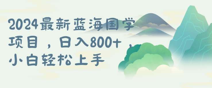 国学项目，长期蓝海可矩阵，从0-1的过程【揭秘】-领学通