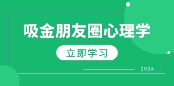 朋友圈吸金心理学：揭秘心理学原理，增加业绩，打造个人IP与行业权威-领学通