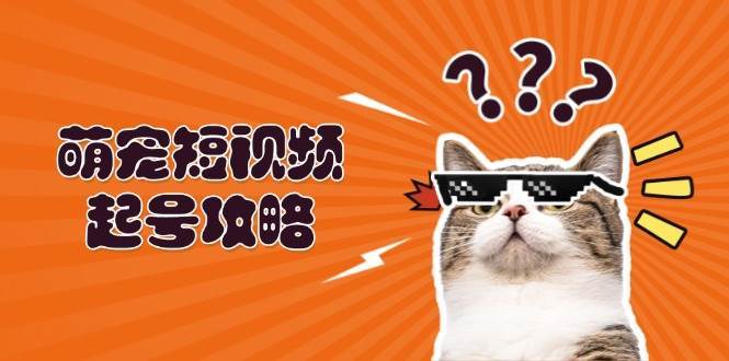 萌宠短视频起号攻略：定位搭建推流全解析，助力新手轻松打造爆款-领学通