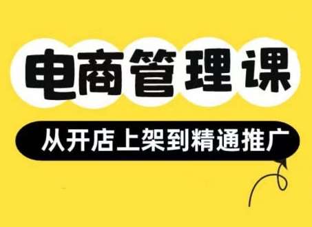 小红书&闲鱼开店从开店上架到精通推广，电商管理课-领学通