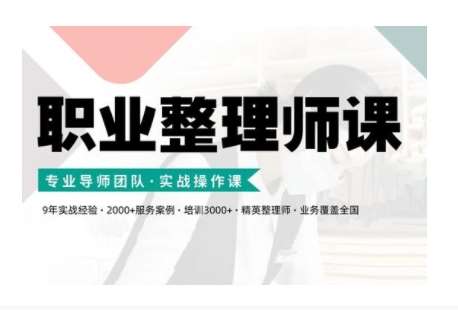 职业整理师培训(新版)，实战操作课-领学通