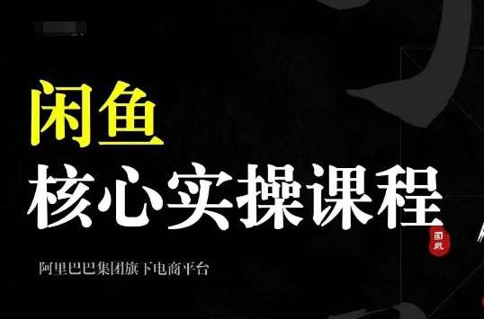 2024闲鱼核心实操课程，从养号、选品、发布、销售，教你做一个出单的闲鱼号-领学通