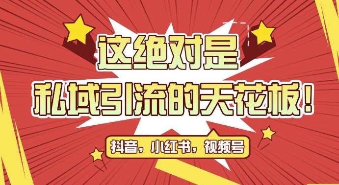 最新首发全平台引流玩法，公域引流私域玩法，轻松获客500+，附引流脚本，克隆截流自热玩法【揭秘】-领学通