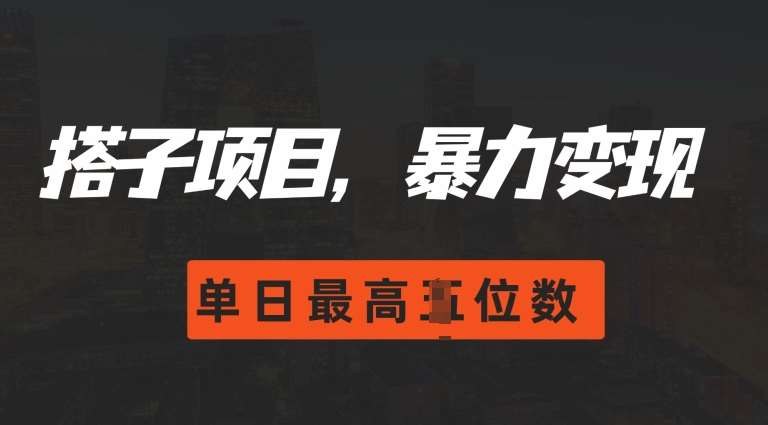 2024搭子玩法，0门槛，暴力变现，单日最高破四位数【揭秘】-领学通