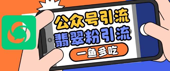 公众号利用推荐流量和搜一搜流量引流翡翠粉，一鱼多吃-领学通