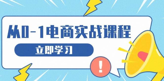 （13594期）从零做电商实战课程，教你如何获取访客、选品布局，搭建基础运营团队-领学通