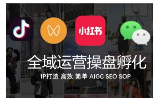 全域运营操盘(抖音+私域+小红书)，IP打造高效简单-领学通