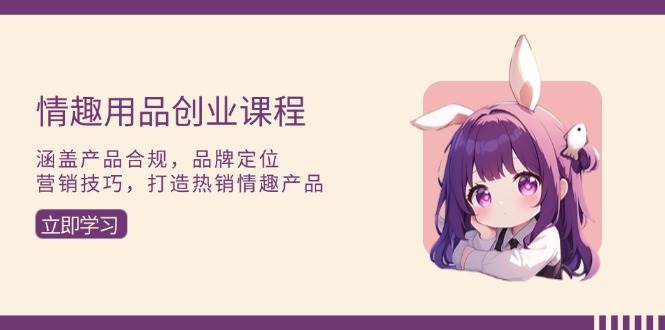 （13682期）情趣用品创业课程：涵盖产品合规，品牌定位，营销技巧，打造热销情趣产品-领学通