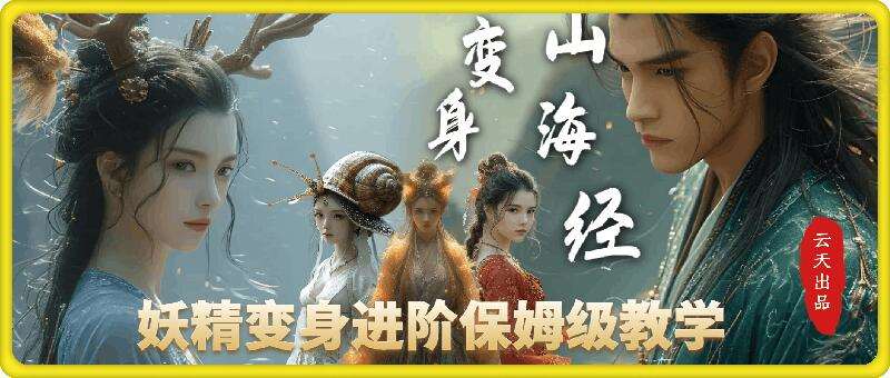 云天AI山海经变身视频教程，妖精变身进阶保姆级教学-领学通