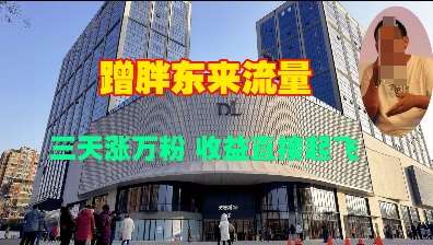 蹭胖东来流量，三天涨万粉，收益直接起飞-领学通