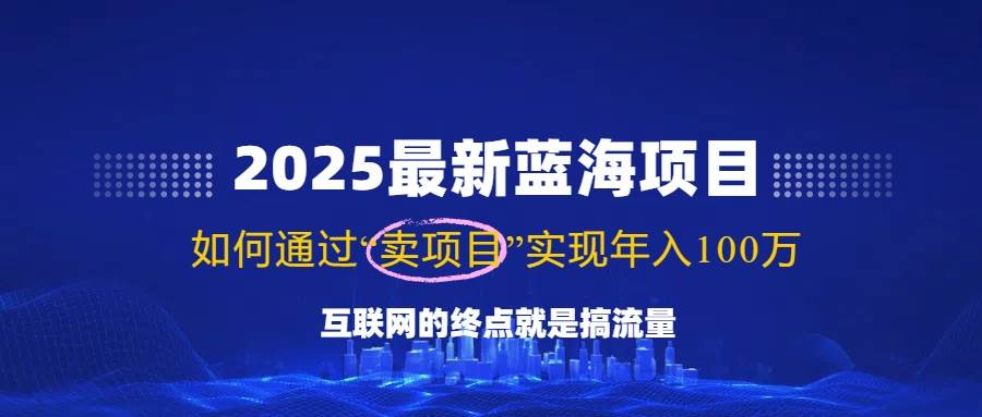 （14305期）2025最新蓝海项目，零门槛轻松复制，月入10万+，新手也能操作！-领学通