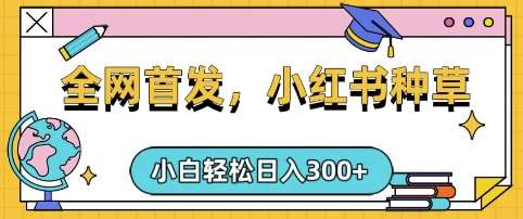 小红书种草，手机项目，日入3张，复制黏贴即可，可矩阵操作，动手不动脑【揭秘】-领学通