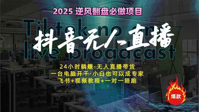 （14539期）抖音无人直播新风口：轻松实现睡后收入，一人管理多设备，24小时不间断…-领学通