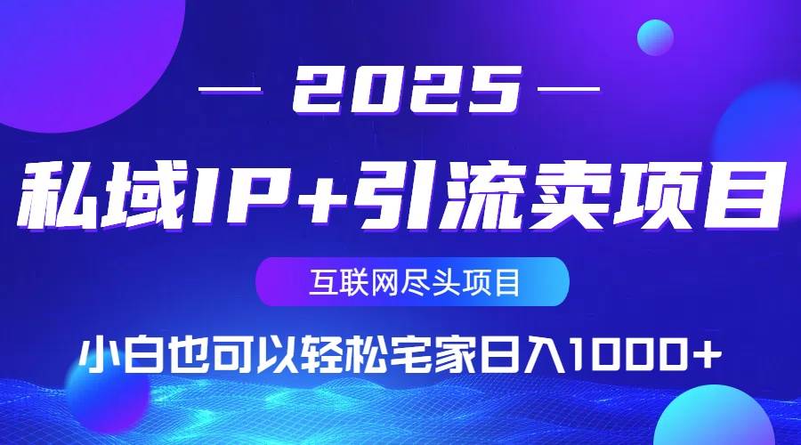 （14151期）私域IP+引流卖项目，小白也可以做到轻松宅家日入1000+-领学通