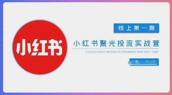 小红书聚光陪跑第一期，教你从0到1玩转小红书聚光投流，搭建小红书付费投流团队，更快的见到效果-领学通