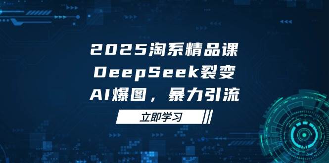 （14639期）2025 淘系精品课，DeepSeek 裂变，AI 爆图，暴力引流-领学通