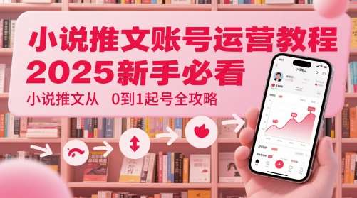 小说推文账号运营起号教程，2025新手必看，小说推文从0到1起号全攻略-领学通