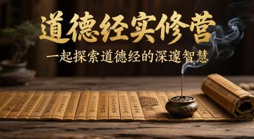 道德经实修营，一起探索道德经的深邃智慧-领学通