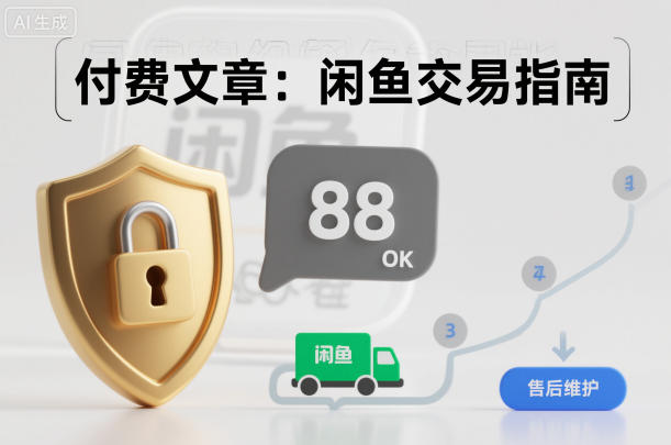 付费文章:闲鱼交易指南,怎么才能降低被坑被马扁的概率-领学通