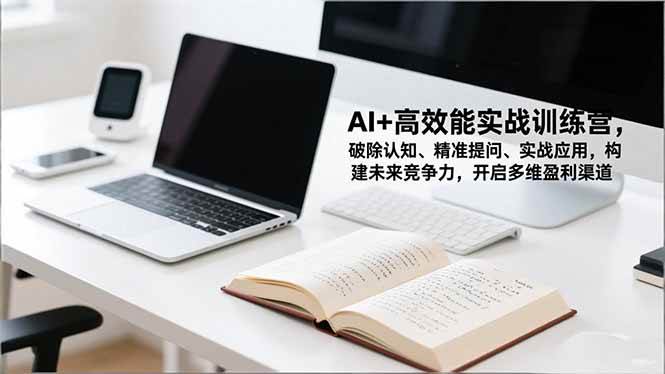 (16635期)AI+高效能实战训练营,破除认知、精准提问、实战应用,构建未来竞争力,开启多维盈利渠道-领学通