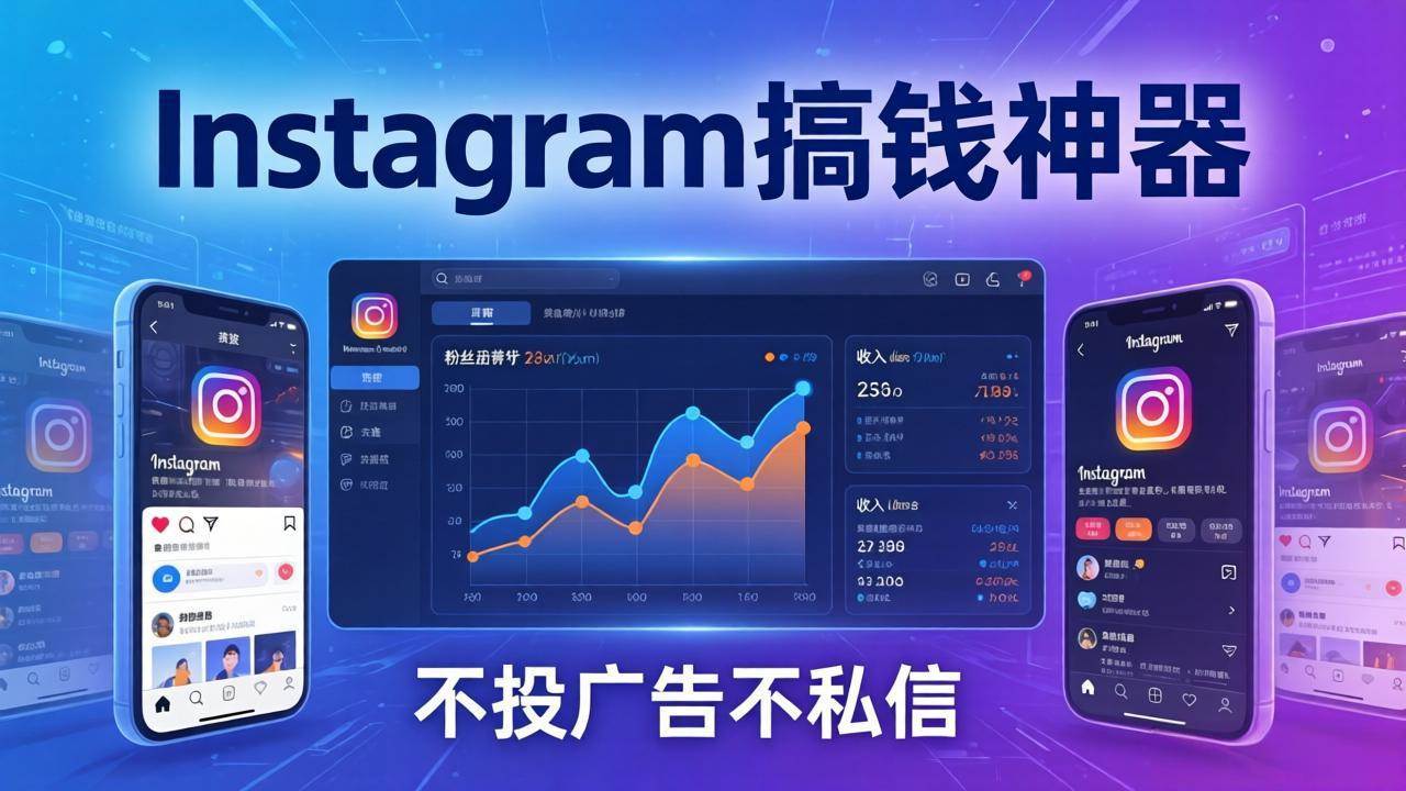 (17731期)Instagram搞钱神器:月涨6万粉+月入5万刀,不投广告不私信,靠算法+低价产品-领学通