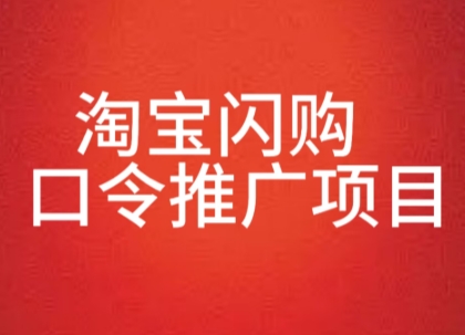 淘宝闪购口令推广项目，收益可观，一部手机，一个抖音号即可操作-领学通
