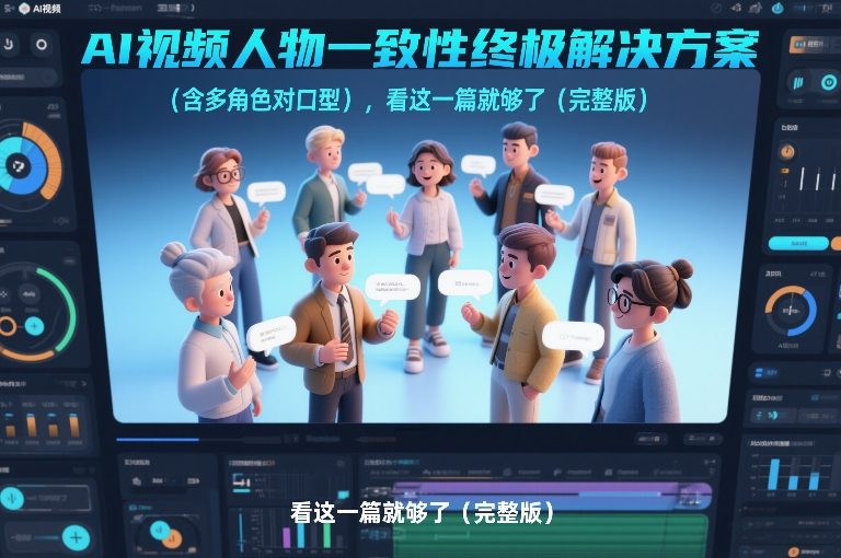 AI视频人物一致性终极解决方案(含多角色对口型),看这一篇就够了(完整版)-领学通