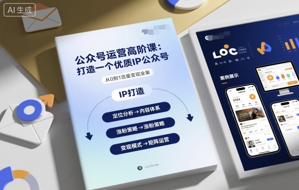 公众号运营高阶课，打造一个优质IP公众号-领学通