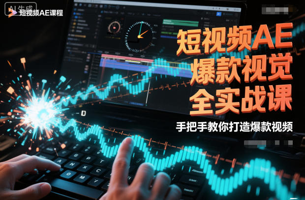 短视频AE爆款视觉全实战课,手把手教你打造爆款视频-领学通