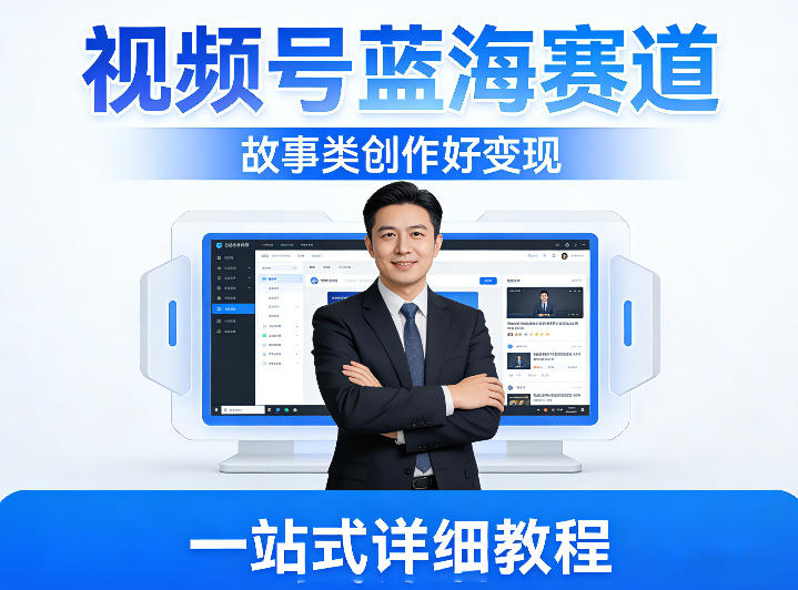 视频号蓝海赛道，故事类创作好变现，一站式详细教程-领学通