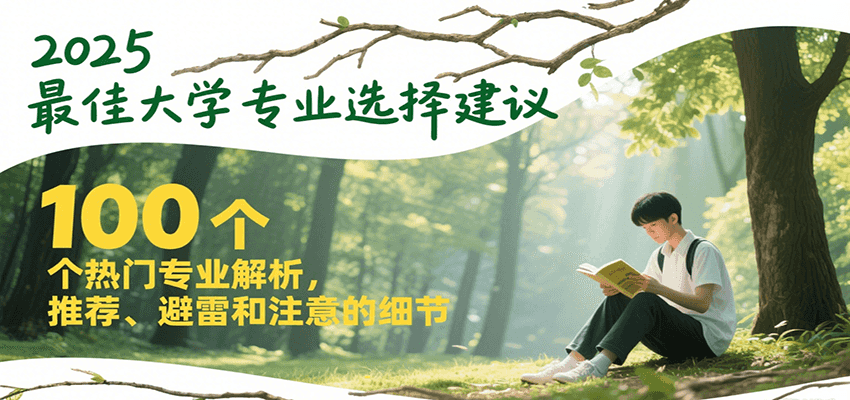 2025最佳大学专业选择建议，100个热门专业解析，推荐、避雷和注意的细节-领学通
